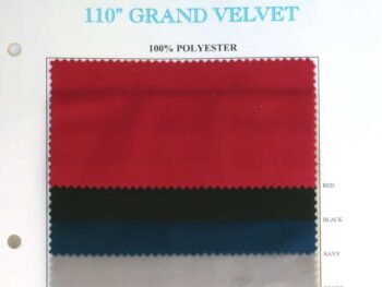 110 inch Grand Velvet color card