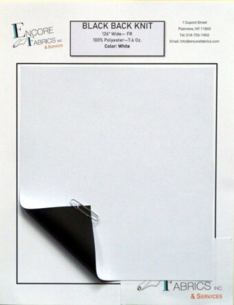Black Back Knit color card
