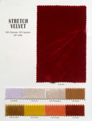 Stretch Velvet color card
